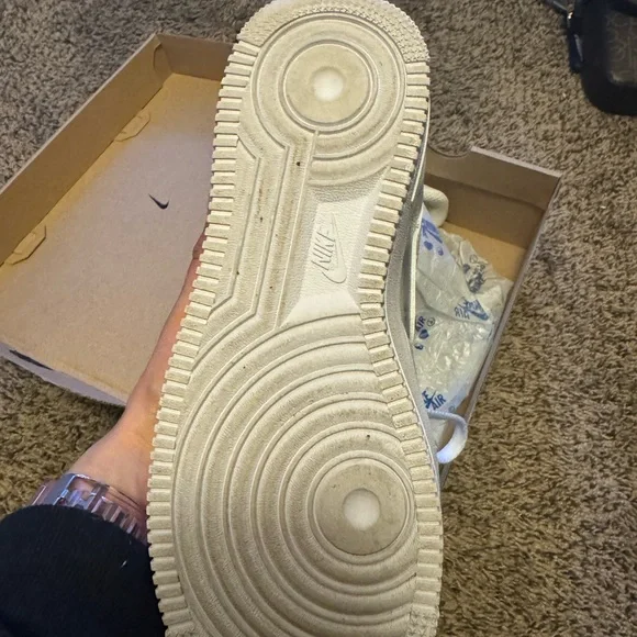 Nike Air Force 1 White Olivia Kim friends and family size 5.5